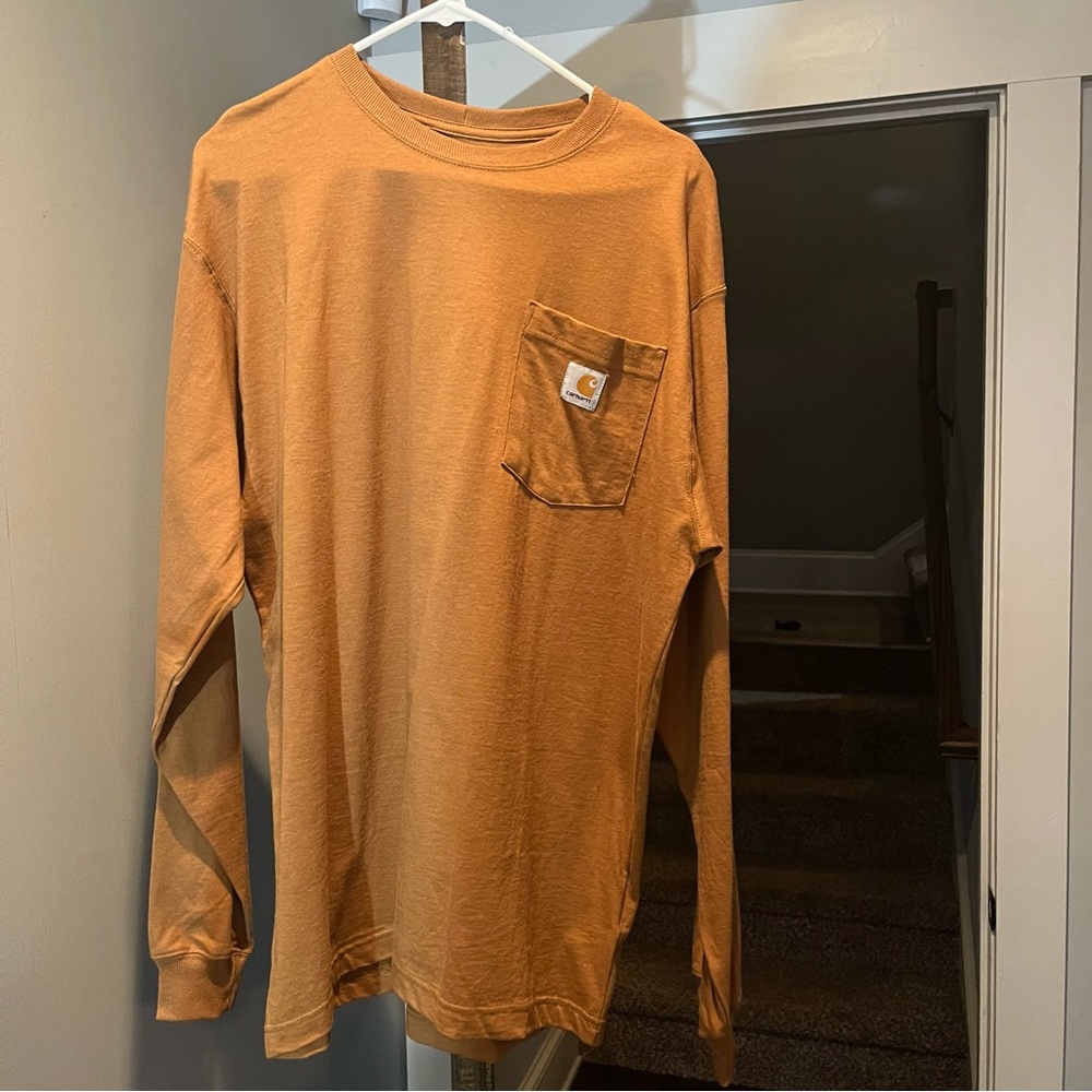 Long Sleeve Carhartt pocket tee